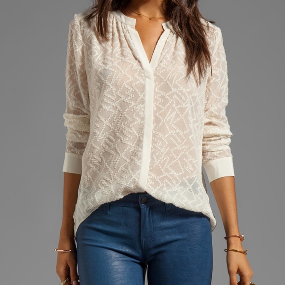 Rebecca Taylor Tops - Rebecca Taylor Long Sleeve Blouse